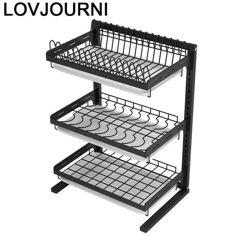 Almacenaje Malzemeleri De Cozinha Drainer Stainless Steel Dish Cuisine Mutfak Organizador Cocina Kitchen Storage Rack Holder | Дом и сад