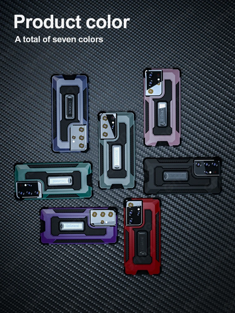 

Grma Armor Metal Case for Samsung Galaxy S21 Note 20 Ultra S9 S10 S20 Plus FE A71 A51 5G A70 A50 A30 A50S A21S A20 A31 A01 Cover