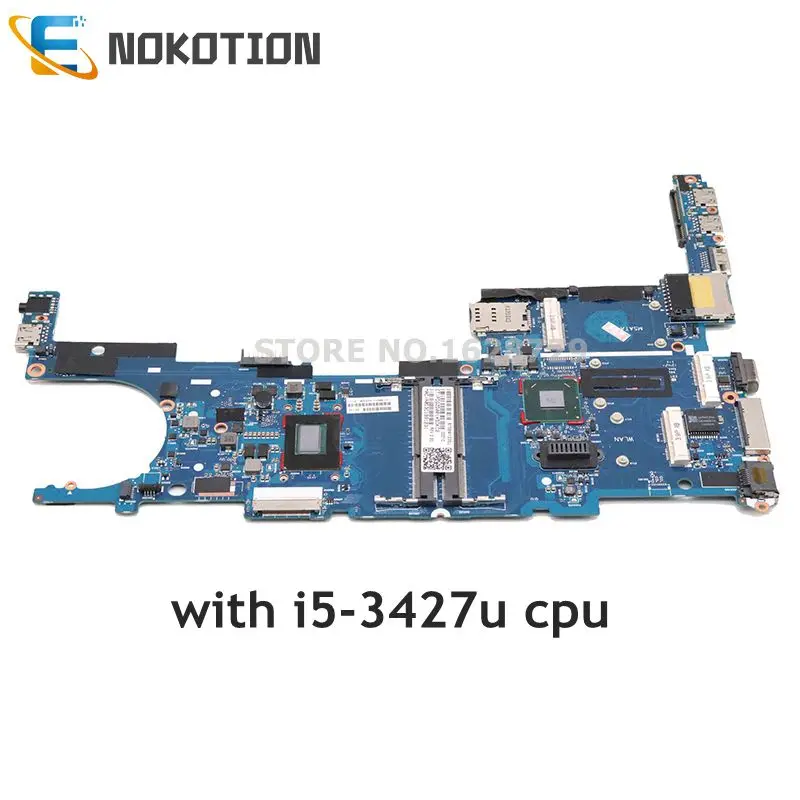 NOKOTION 702849 001 501 601 для HP EliteBook Folio 9470M 6050A2514101 MB A02 материнская плата ноутбука i5 3427u на