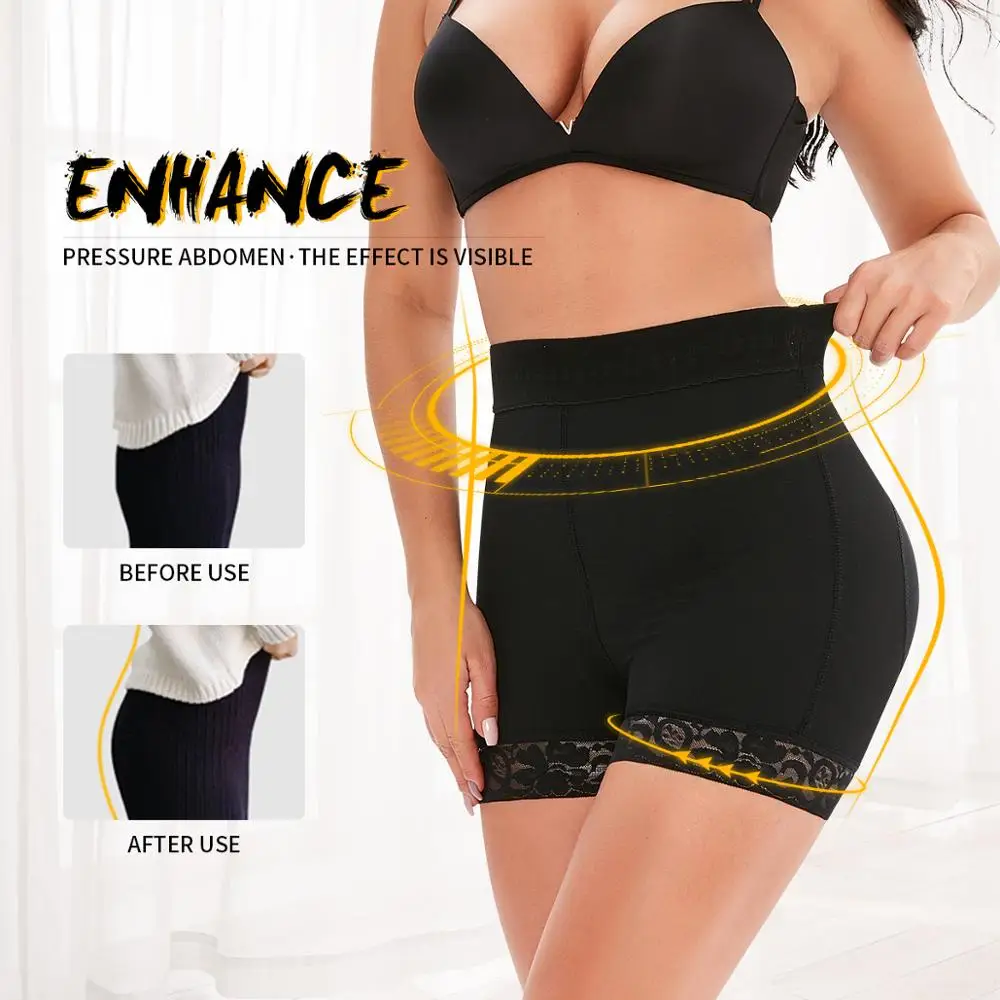 Buttock Shapewear Tummy Control Panties Butt Lifter High Waist Body Shaper Plus Size Butt Hip Enhancer Booty Sculpt and Boost US