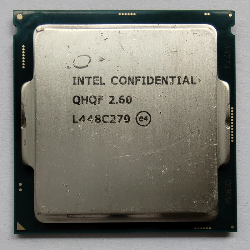 

Intel I7 6700K QHQF ES Engineering version Q0 2.6HMz 1151 Quad-Core8 threads Frequency2.6-3.4G not lock frequency multiplication