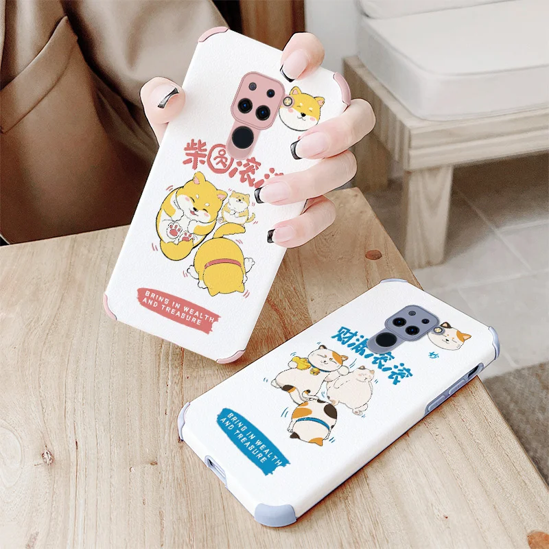 

Lucky Cat Square Liquid Silicone Case For Xiaomi Redmi 9 Note 9 8 7 Pro K40 K30 Pro Soft Phone Cover Case