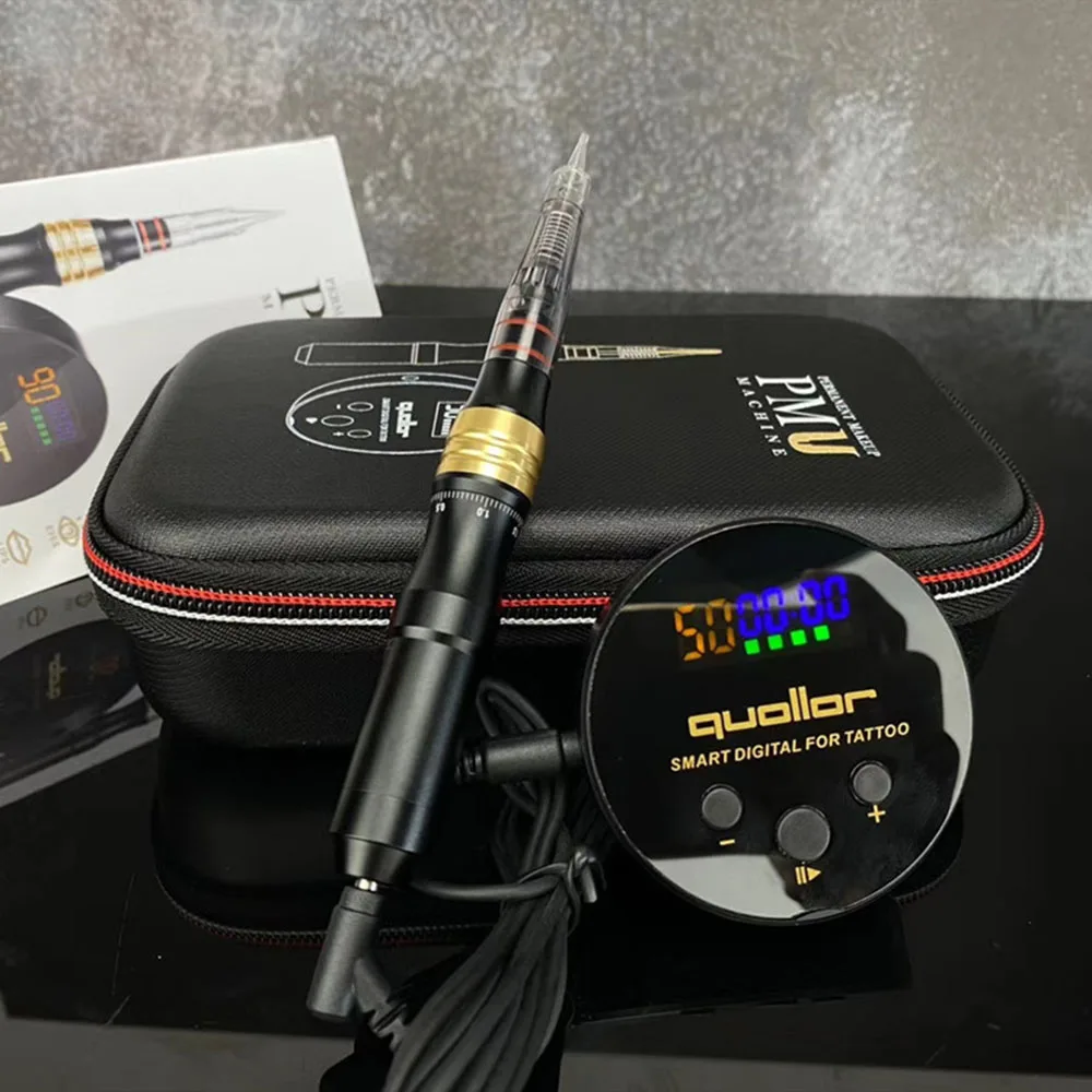 

Newest CS Hemp-free Tattoo Digital Machine for Semi-permanent Makeup Pen Machine for Eyebrow Lip Linen-free Needles