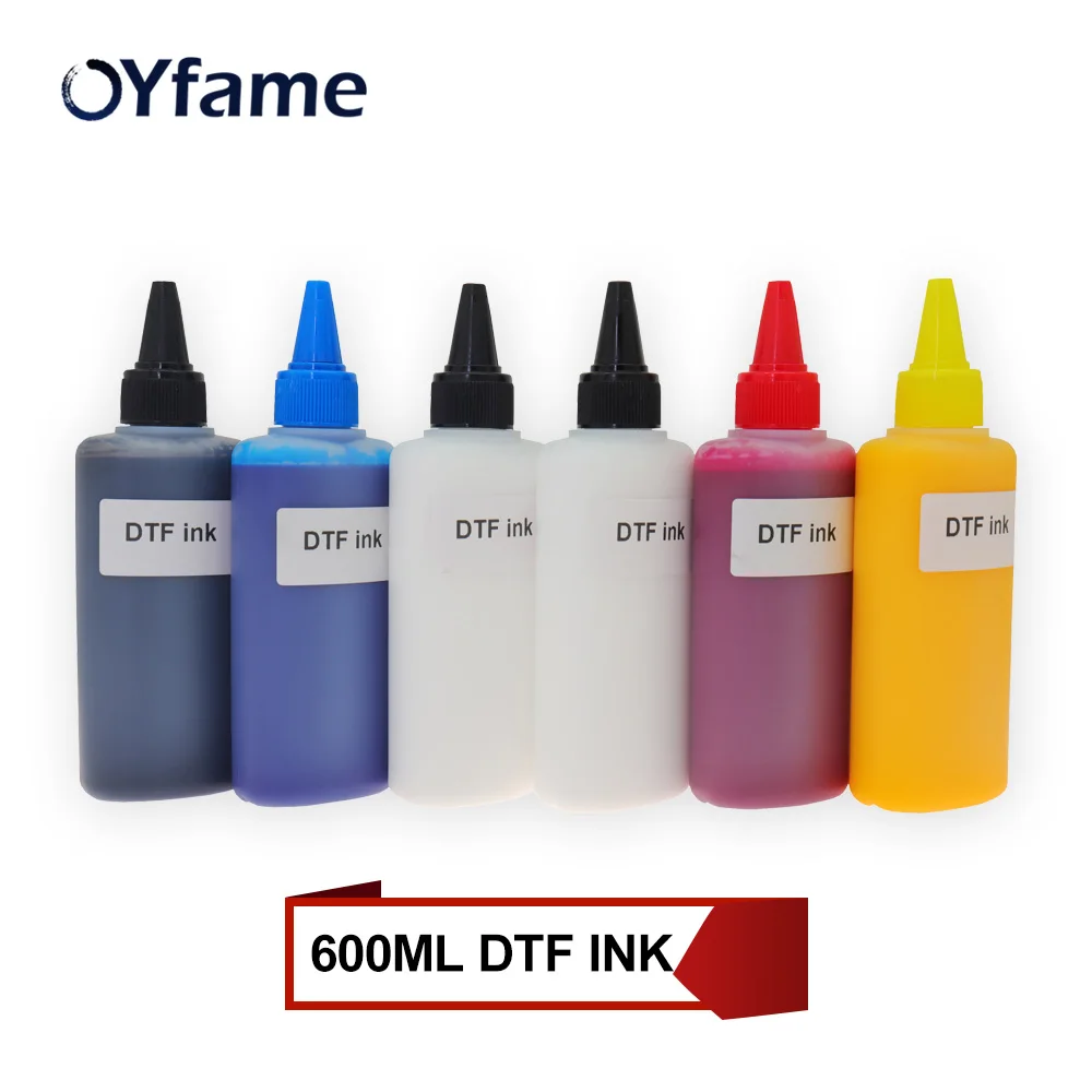 Чернила OYfame DTF 600 мл принтер для прямого принтера пленочные чернила Epson L805 L1800 R1390 DX5