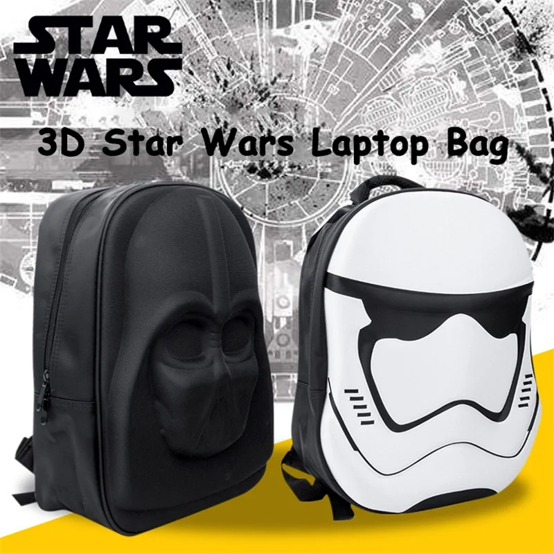 

Водонепроницаемый вместительный рюкзак для ноутбука 2021 дюйма с 3D-принтом «Звездные войны», Дарт Вейдер, сумка для Macbook Air Pro 13 14 дюймов, школь...