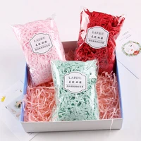 100g colorful gift box filling shredded paper diy wedding birthday party supplies packaging decoration materials crinkle paper