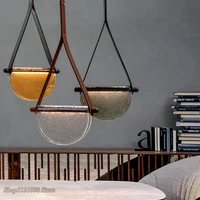 modern led pendant lights designer glass kitchen hanging lamp for dining room bedroom living room bar decor lighting luminaria