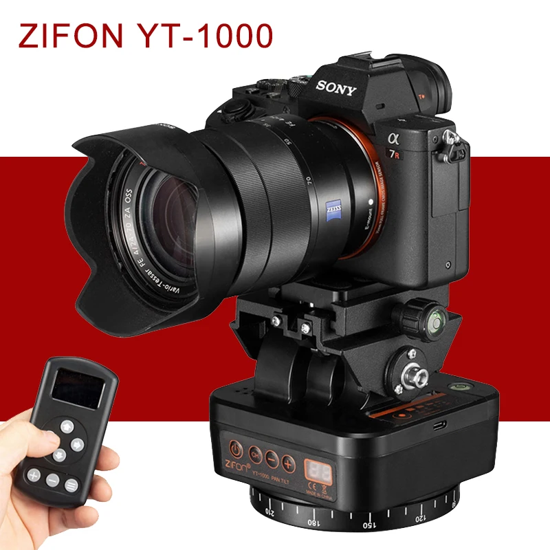 Панорамная головка ZIFON YT-1000 для телефонов DSLR-камер моторизированная с