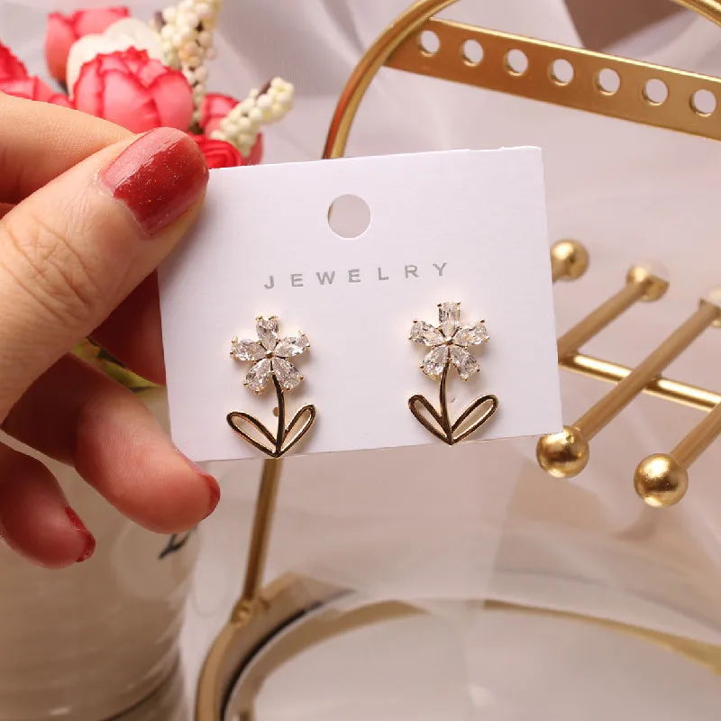 Корейские новые дизайнерские модные ювелирные изделия изысканные циркониевые