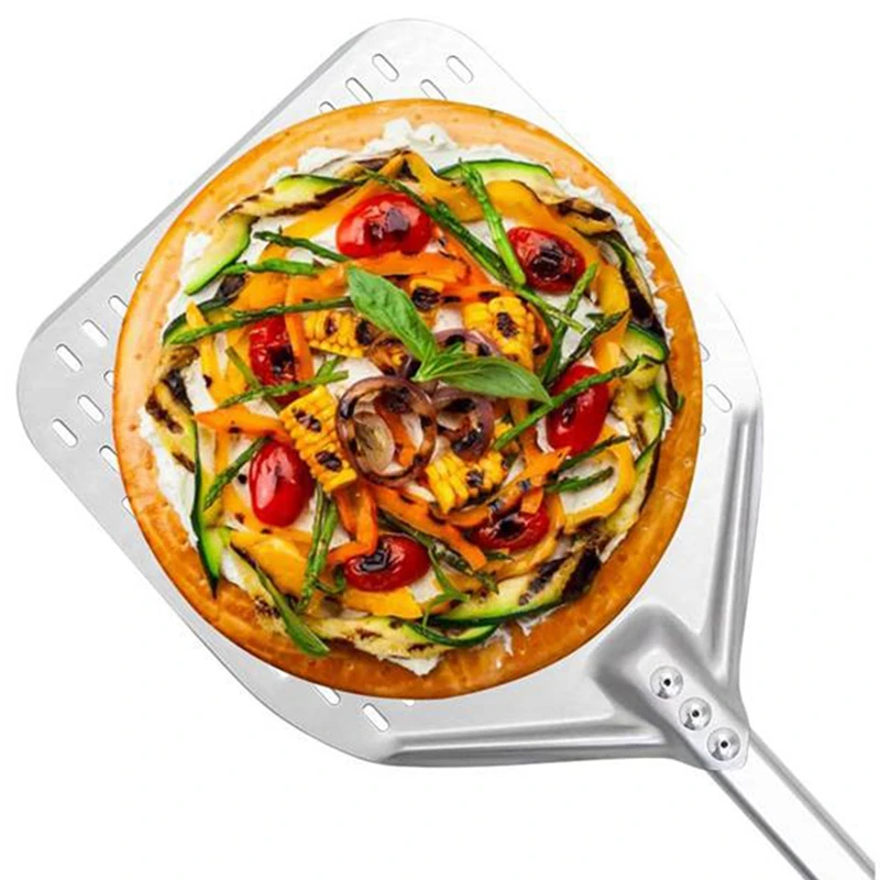 Dural Punching Pizza Shovel Connecting Thick Oven Flipping and Transferring 16-Inch Handle | Дом и сад