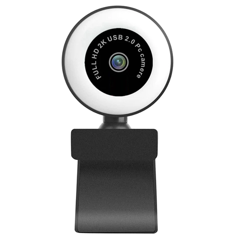 Internet Celebrity Live Broadcast Beauty Supplement Light Computer Camera USB Drive-Free HD Webcam with Microphone | Электроника