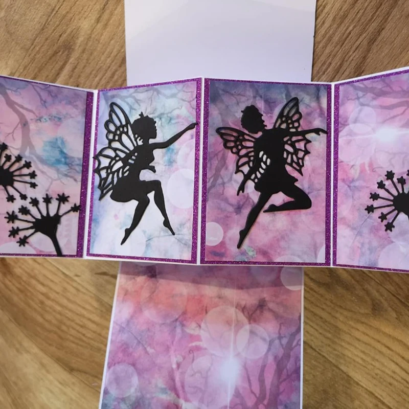 Ангел комбинация ремесло металлическая рамка шаблоны Скрапбукинг тиснение