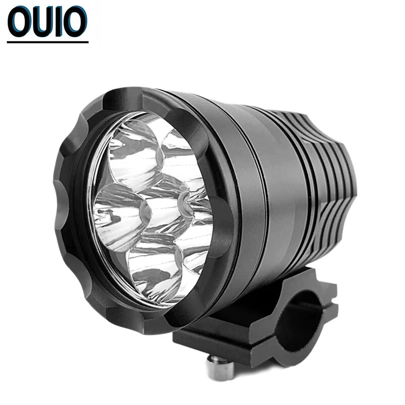 Фары для мотоцикла велосипеда противотуманные фары 25 Вт лампы DRL передняя фара