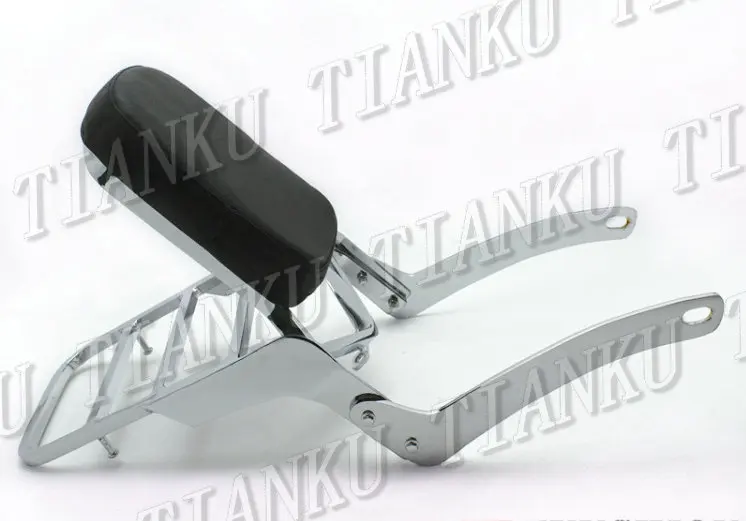 Высокое качество мотоцикл хромированная спинка Сисси Бар багажная стойка для