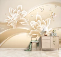 milofi fantasy 3d lotus european pattern background wall painting custom wallpaper 8d waterproof wall cloth