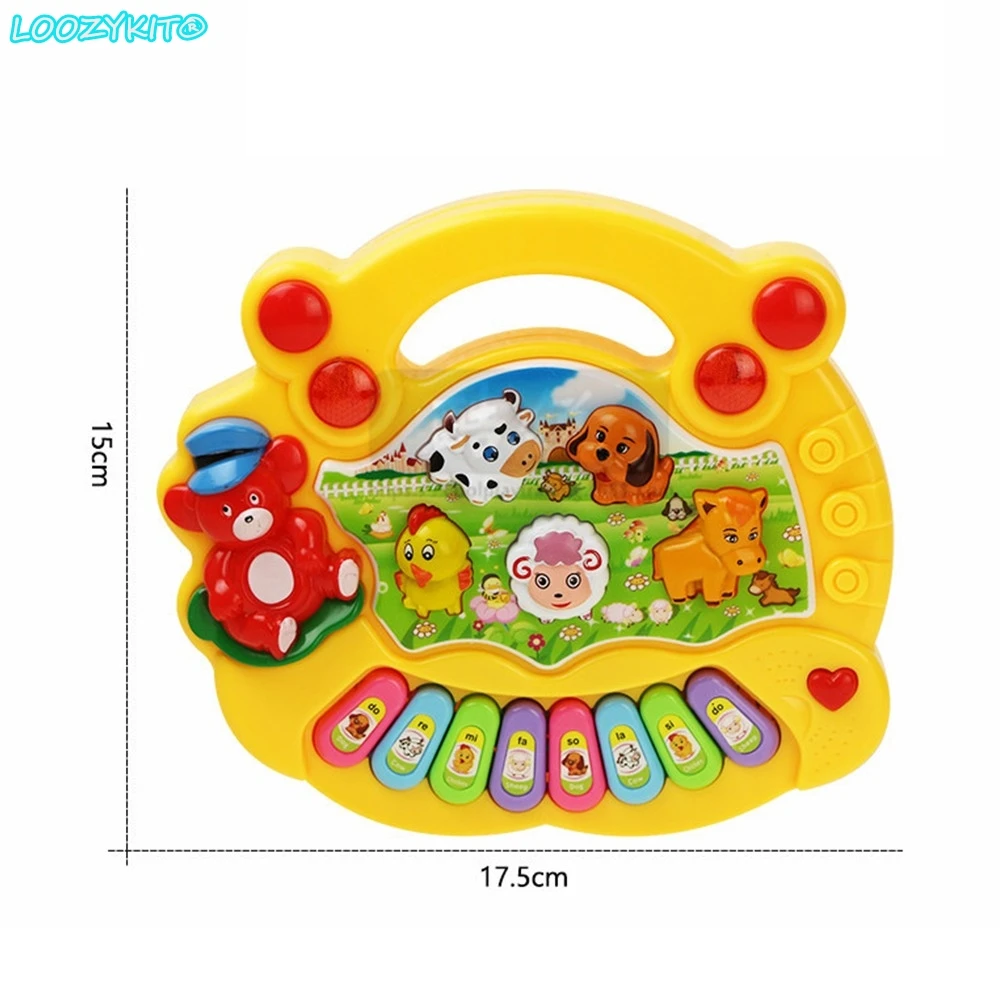 

Children's Electronic Organ Toys Farm Animal Music Piano Baby Enlighten Children Infant Education Toys