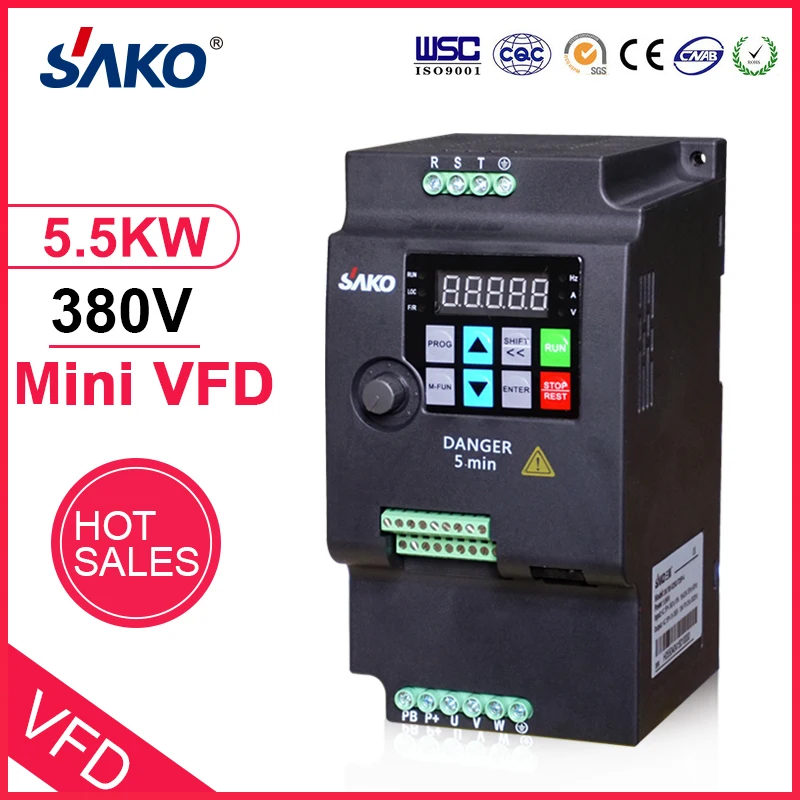 SAKO SKI780 5.5KW 380V VFD преобразователь переменной частоты для скорости двигателя контрольный преобразователь - Цвет: 5.5KW