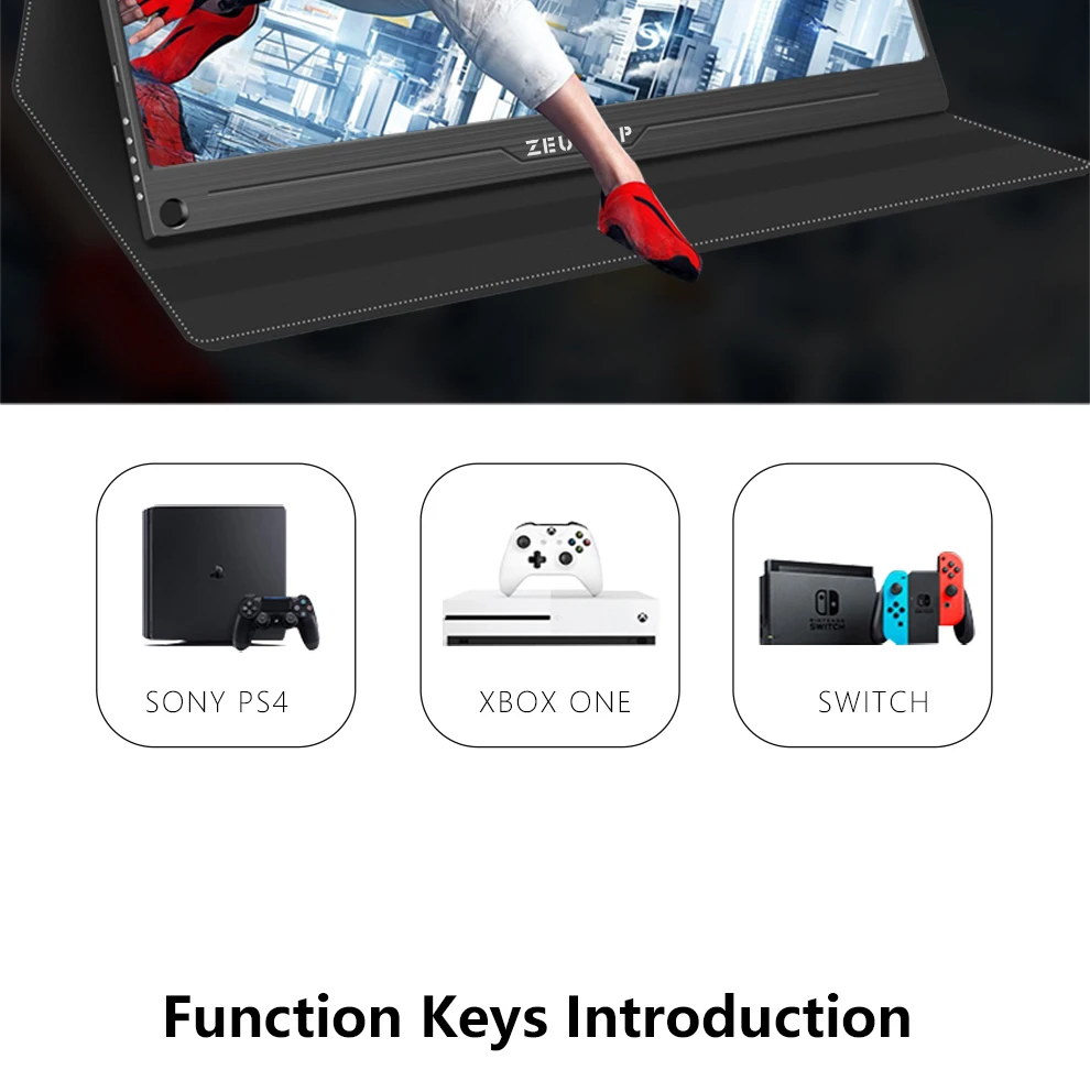 12," 13,3" 15," Тип C USB C HDMI DP 1080P 4K ультратонкий портативный монитор экран для переключателя, PS4, xbox, ноутбука, мобильного телефона