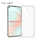 Чехол-накладка для Google Pixel 5A 5G, мягкий, ТПУ, противоударный, с полной защитой