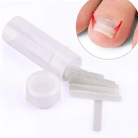 10pcsbox ingrown toenail correction tool nail treatment elastic patch sticker straightening clip brace pedicure tool