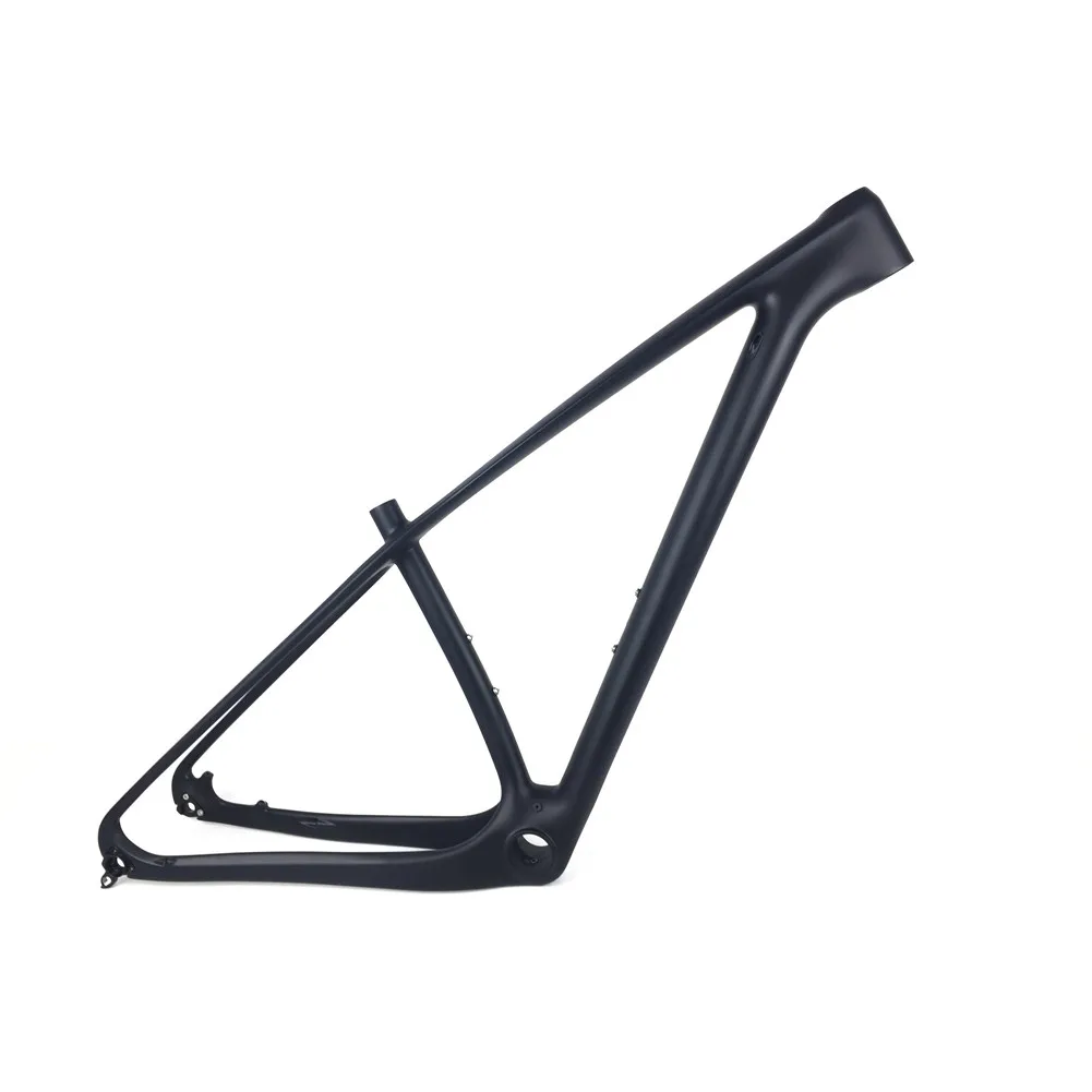 Black Matte Spcycle Сверхлегкий T1000 Углеродные рамы для горного велосипеда 29er карбоновая Передняя Велосипедная вилка рамы совместимы 142*12 мм через ось или 135*9 мм QR - Цвет: Black Matte