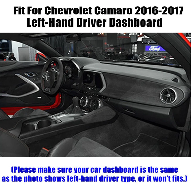 Фото Коврик для приборной панели Gtinthebox, солнцезащитный коврик для Chevrolet Chevy Camaro 2016-2017 гг. №4