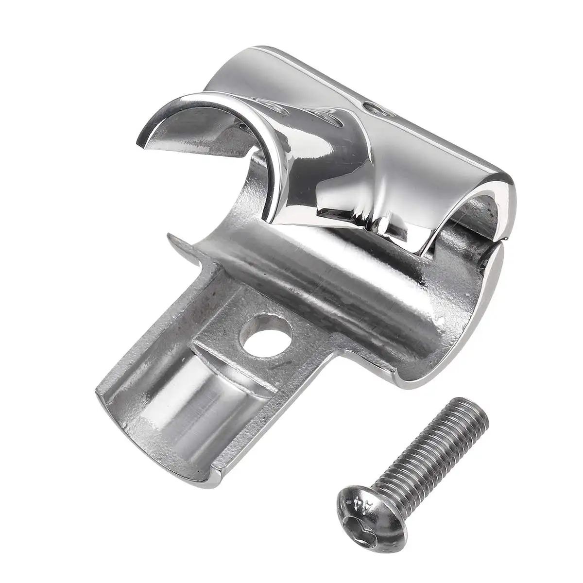 

Boat Pipe Connectors 22mm 25mm Marine Yacht Railing Handrail 316 Stainless Steel Pipe Tube Connector Clamp Marine Hardware