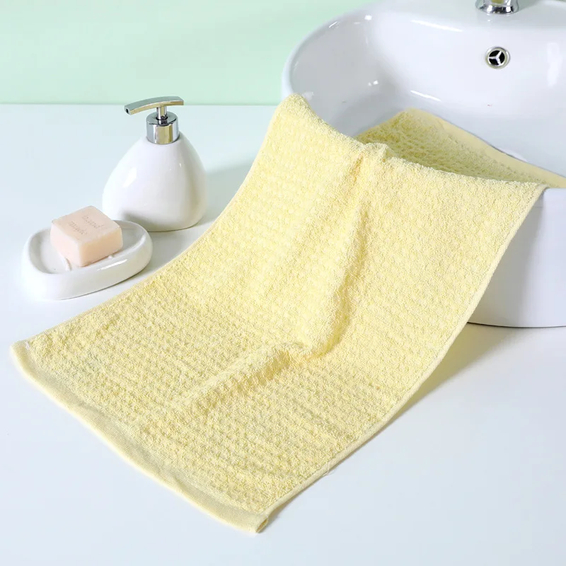 Новый стиль простое окрашенное полотенце 100% Хлопковое домашнее мягкое