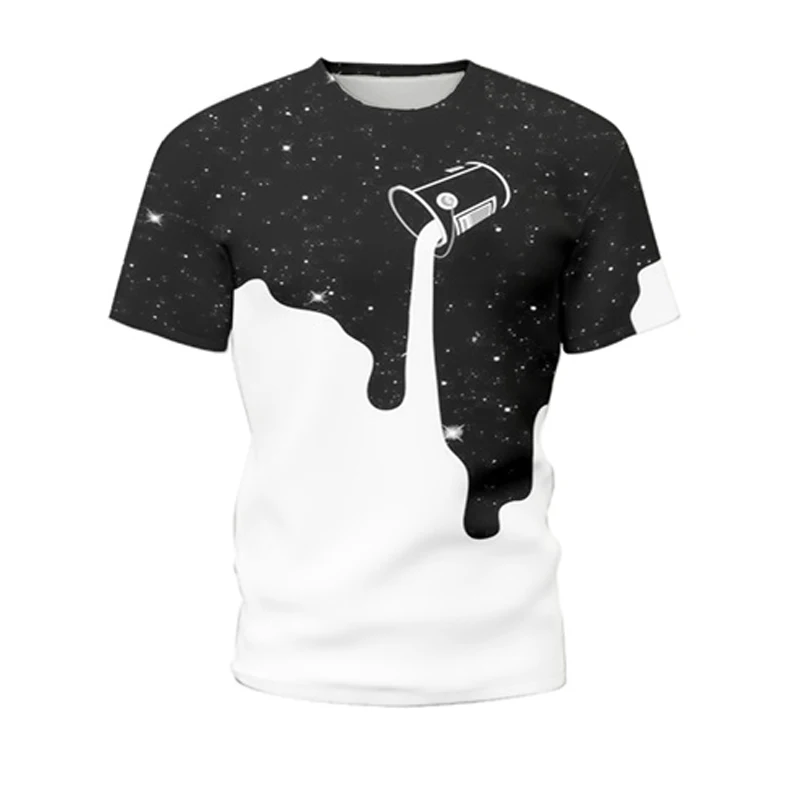 

Creative Beer 3D Printing High Quality Summer T-Shirt Shorts 2-Piece Men's Fashion Suit Sports Short Sleeve Beach Pants Casual