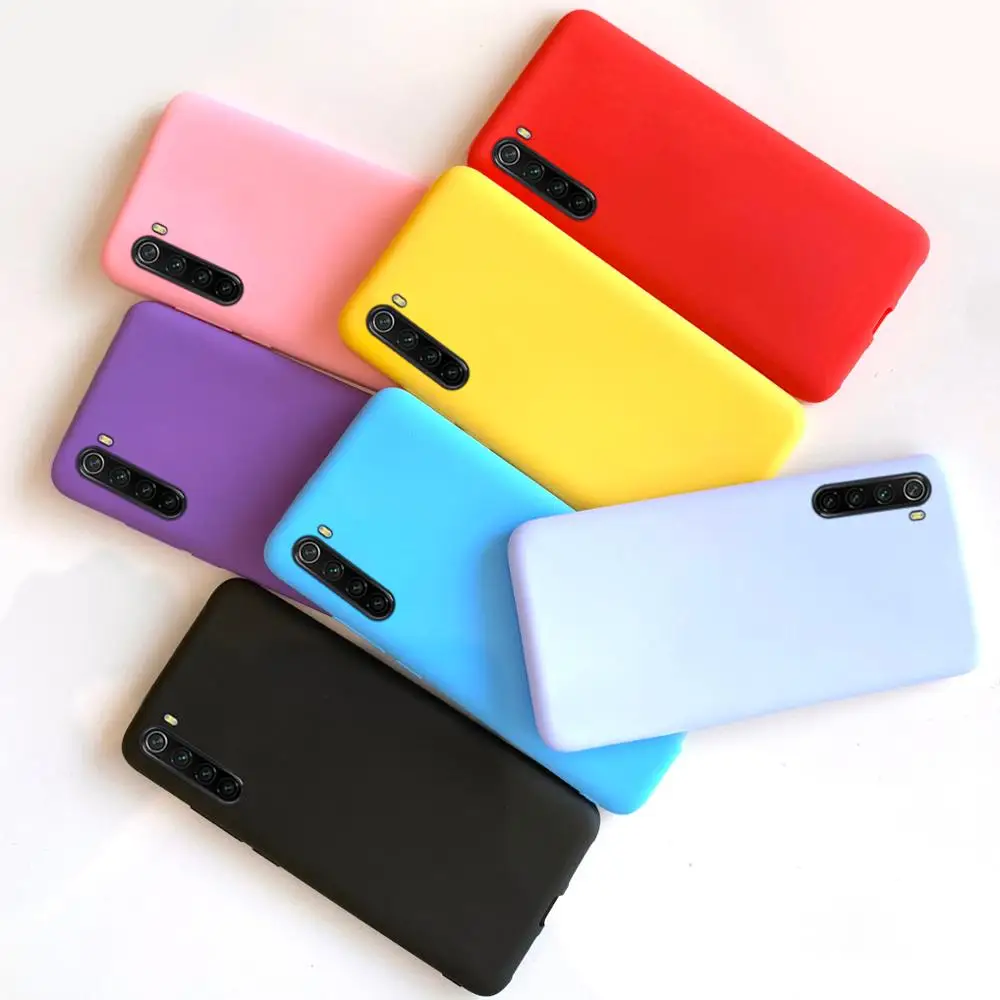 Чехол для Xiaomi Redmi Note 8 чехол карамельного цвета дизайнерский силиконовый мягкий
