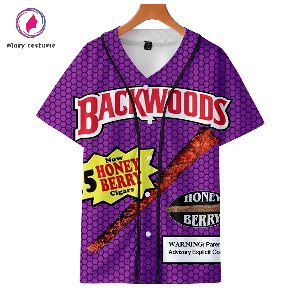 Новинка 2019 популярные мужские модные летние бейсбольные футболки Backwoods из