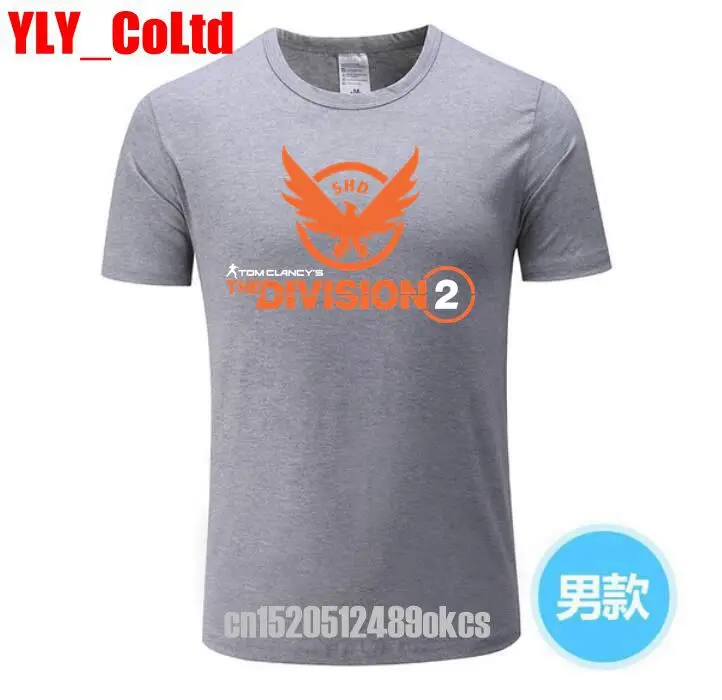 Мужская футболка The Division 2 Tom Clancy's SHD PS4 Xbox PC игровая футболка/Футболка мужская хип