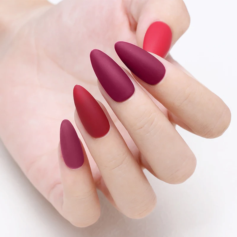 Гель лак BORN PRETTY для ногтей серия сливового цвета отмачиваемый УФ матовый гель