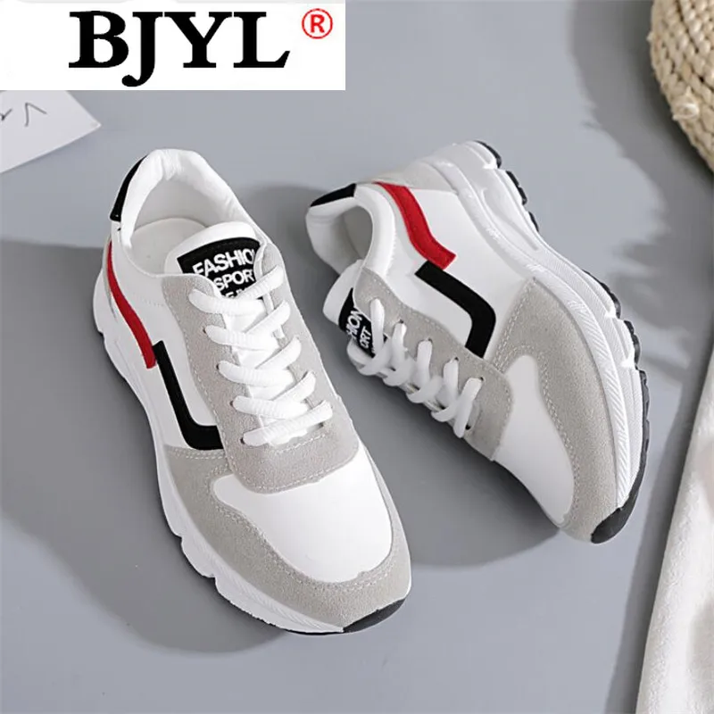 

2021 New Women Fashion Sneakers Spring Vulcanized Shoes Ladies Casual Shoes lightweigh Breathable Flat Shoes Tenis Feminino