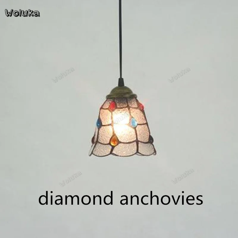 Маленькая люстра цветы средиземноморская прихожая коридорный светильник барное