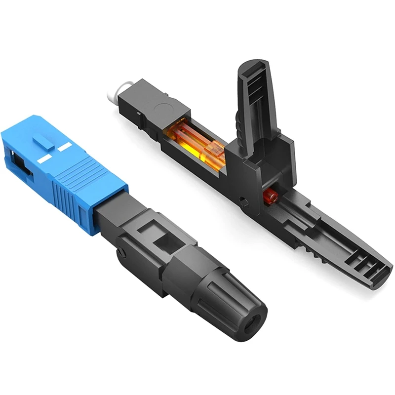 

FTTH Single Mode SC UPC Fiber Optic Quick Connector FTTH Fiber Optic Fast Connector SC Fiber Field Assembly