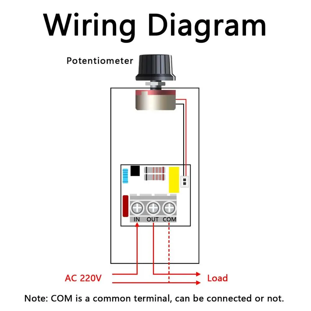 Регулятор напряжения SCR мощный регулятор скорости 10000 Вт 25 А контроль температуры