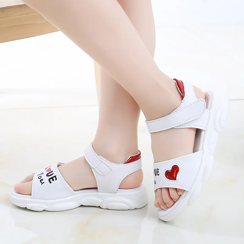 Сандалии из искусственной кожи для девочек новинка 2020 летние сандалии принцессы