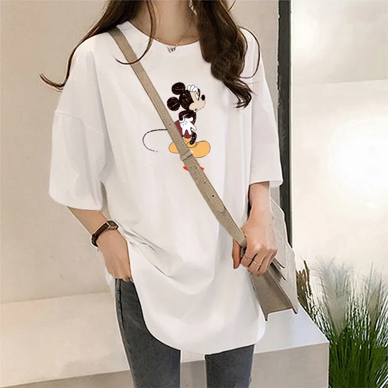 Милая футболка с Микки Маусом женская летняя рубашка коротким рукавом 2020 Новый