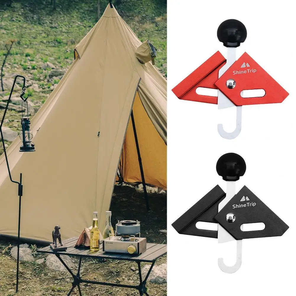 

Стойка-коннектор для палатки металлический крепеж для тента Thimble, регулируемый угол, прочная Мужская опора для палатки, наперсток для зазем...