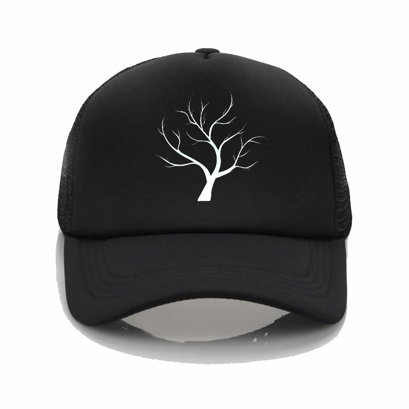 

Fun tree personality baseball cap high quality pure cotton cap for men and womens summer caps graffiti baseball cap