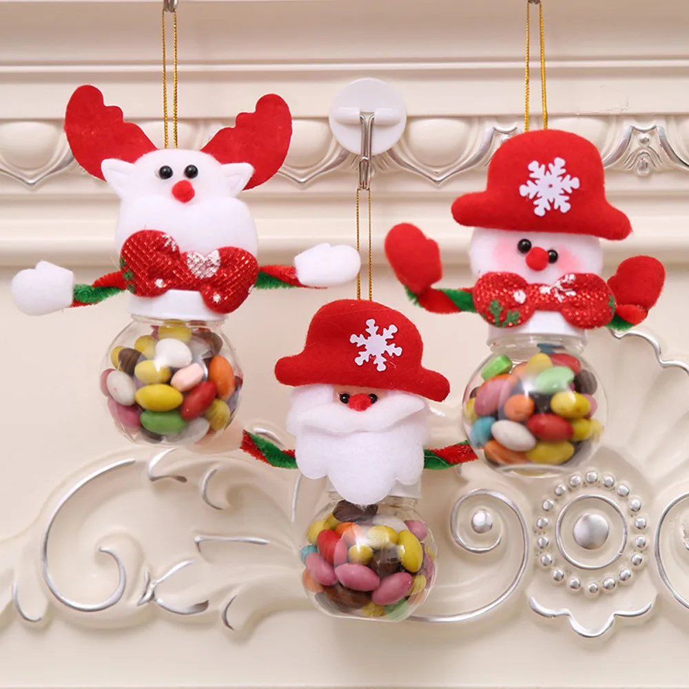 Санта Клаус Снеговик упаковка для рождественских конфет рождественские конфеты