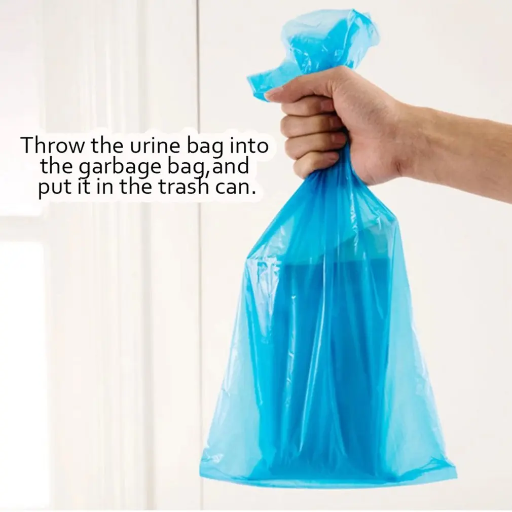 Disposable Urine Bags Easy To Use Emergency Pee Vomit Mini Rapid Set Bag 600ml | Красота и здоровье