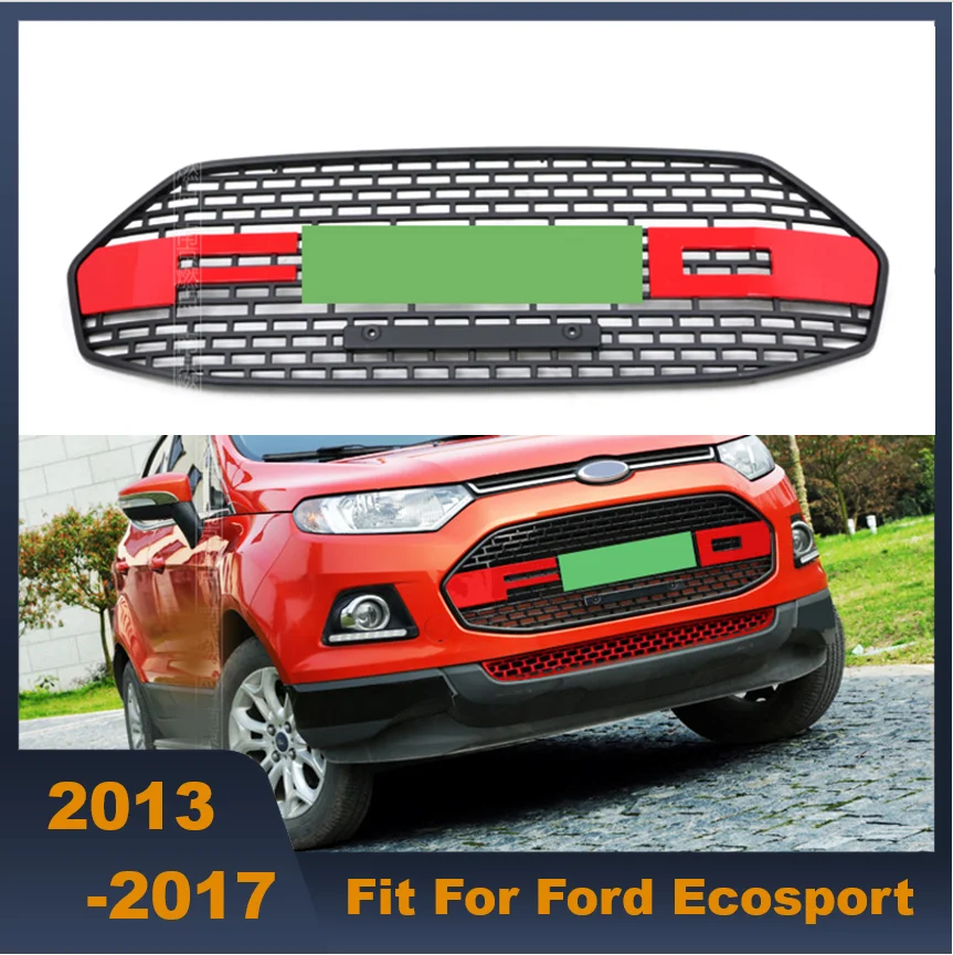 Высокое качество ABS передняя средняя решетка передний бампер для Ford Ecosport 2013 ~ 2017 |