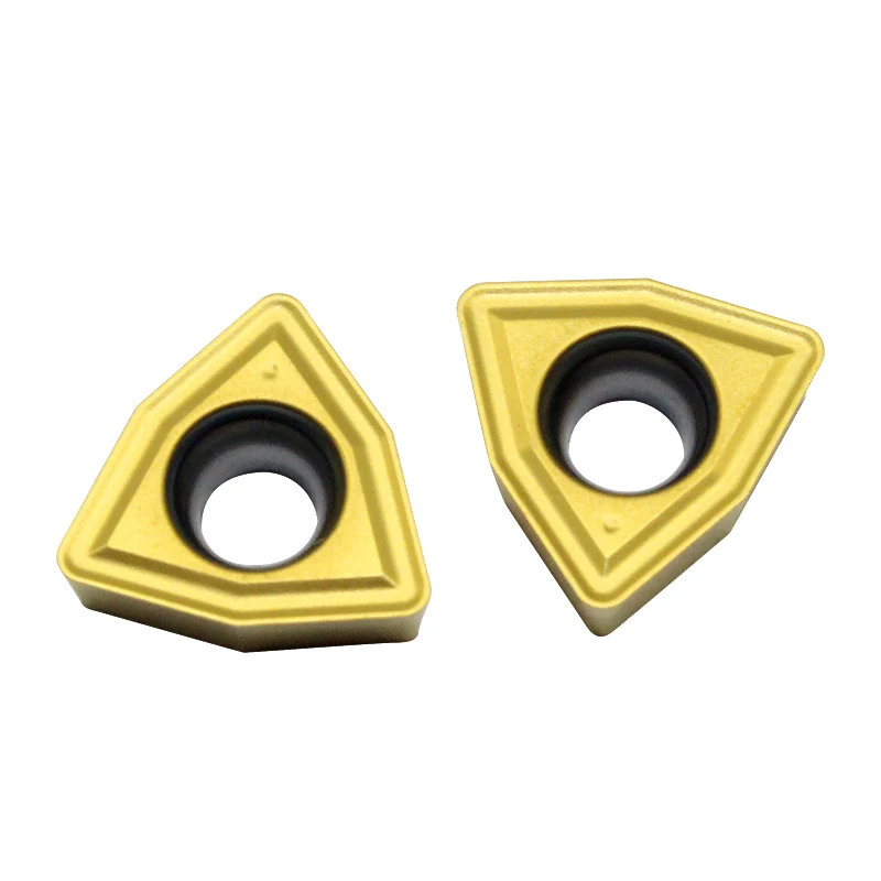 

10PCS WCMX040208 Carbdie Inserts High Quality Drill Blade Tool CNC Lathe Drilling for Steel