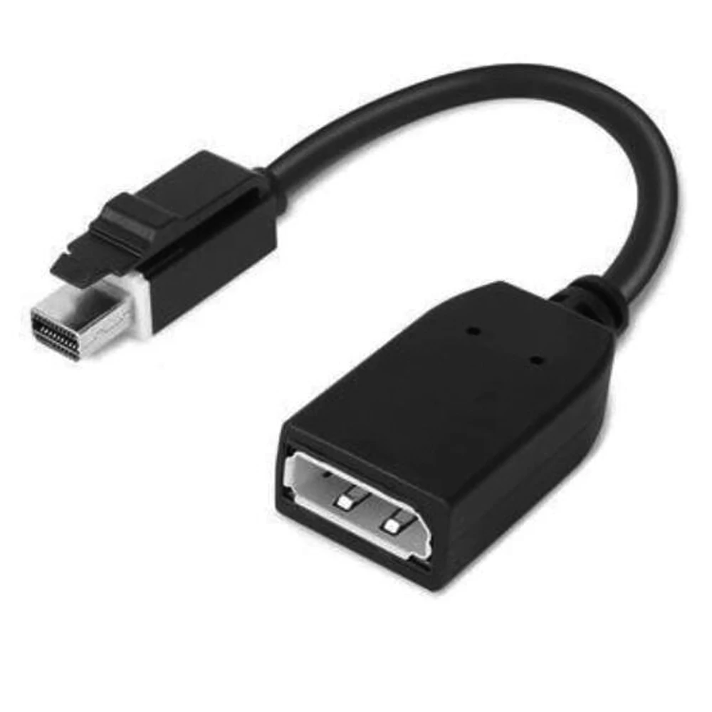 

Mini DP 1.2 cable 4K Mini displayport to Displayport 1.2 female adapter cable for Apple macs Dell HD Lenovo