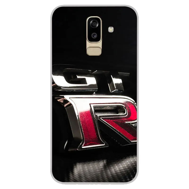 Спортивный автомобиль gt r матовый Силиконовый чехол для Samsung Galaxy J2 pro J3 J4 J6 J7 J8 A5 A7 A9