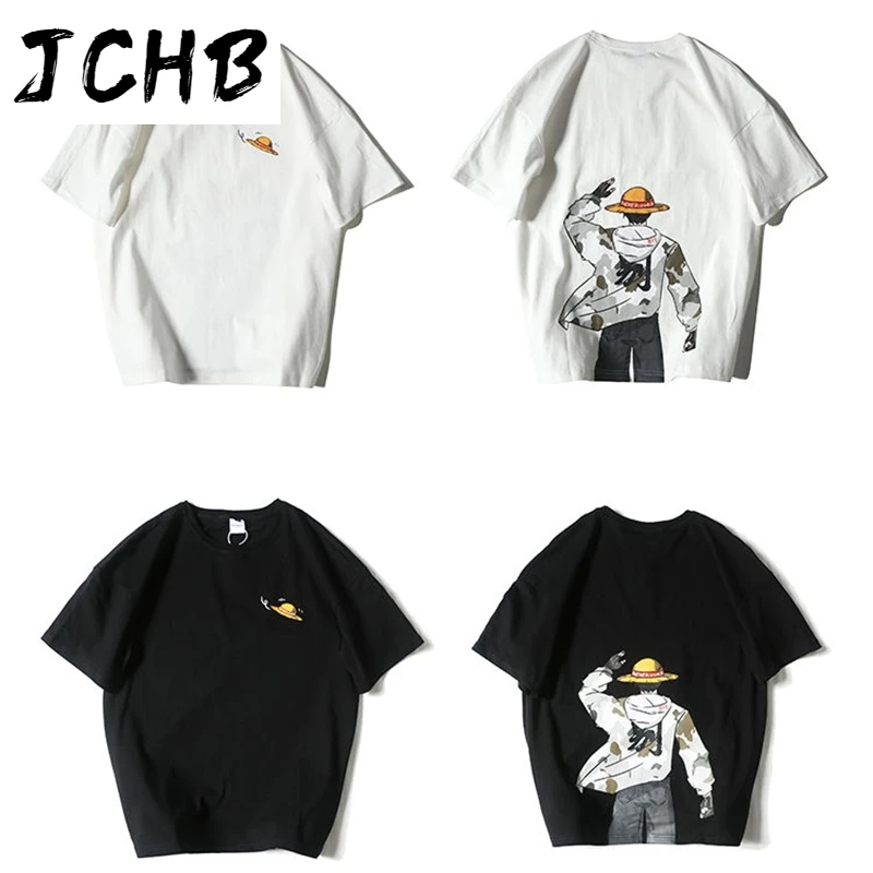 

2021 t Shirt Harajuk Style Tops T-shirt Short Sleeve O-neck Retro Anime Printed Men Aesthetic Fashion Japanese Male/women Tees S