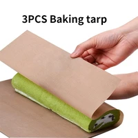 3pcsset 3040cm reusable resistant baking mat sheet oil proof paper baking oven tool non stick ship by roll