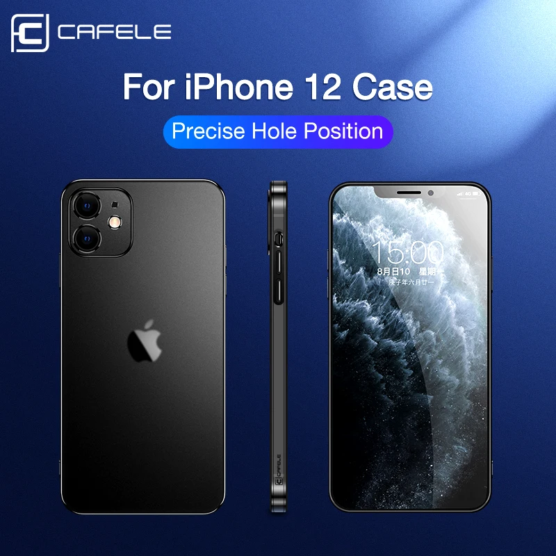 Оригинальный чехол Cafele для iPhone 12 Pro Max с закругленным краем и матовым чехлом Mini